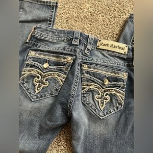 Rock revival crop Jean size 26